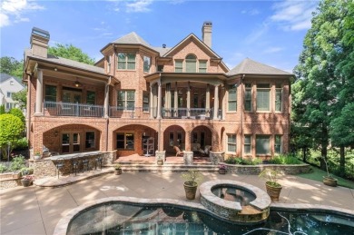 Elegant 6-bedroom 5 1/2 bath dream home located in the on St. Marlo Country Club in Georgia - for sale on GolfHomes.com, golf home, golf lot