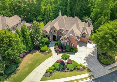 Elegant 6-bedroom 5 1/2 bath dream home located in the on St. Marlo Country Club in Georgia - for sale on GolfHomes.com, golf home, golf lot