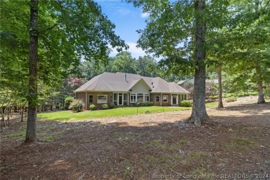 Luxury executive home situated on the 14th fairway in the on Carolina Trace Country Club in North Carolina - for sale on GolfHomes.com, golf home, golf lot