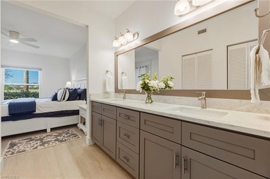 Step into this stunning, newly renovated, first-floor 2-bedroom on Spanish Wells Golf and Country Club in Florida - for sale on GolfHomes.com, golf home, golf lot