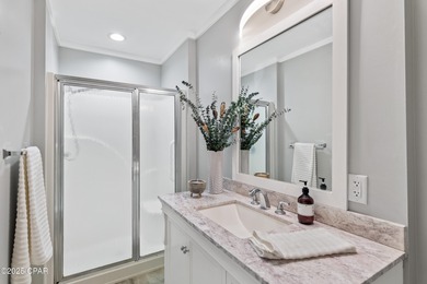 Freshly renovated and move-in ready, this three-bedroom on Bay Point Resort Golf Club in Florida - for sale on GolfHomes.com, golf home, golf lot