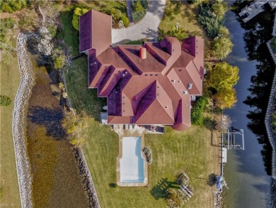 This home features water views from nearly every room on Cavalier Golf and Yacht Club in Virginia - for sale on GolfHomes.com, golf home, golf lot