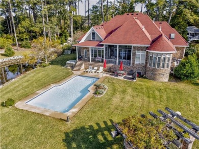 This home features water views from nearly every room on Cavalier Golf and Yacht Club in Virginia - for sale on GolfHomes.com, golf home, golf lot