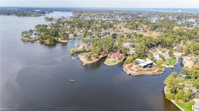 This home features water views from nearly every room on Cavalier Golf and Yacht Club in Virginia - for sale on GolfHomes.com, golf home, golf lot