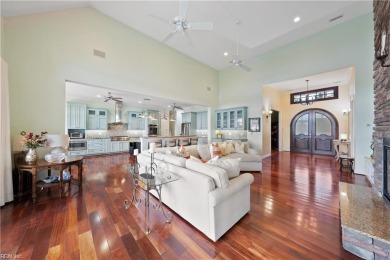 This home features water views from nearly every room on Cavalier Golf and Yacht Club in Virginia - for sale on GolfHomes.com, golf home, golf lot