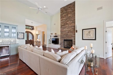 This home features water views from nearly every room on Cavalier Golf and Yacht Club in Virginia - for sale on GolfHomes.com, golf home, golf lot