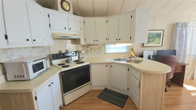 CHEERFUL HOME IN ACTIVE 55+ COMMUNITY! This one bed, 1 1/2 bath on River Run Golf Links in Florida - for sale on GolfHomes.com, golf home, golf lot