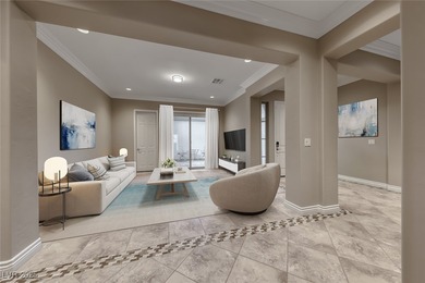 Located in the desirable guard gated Southern Highlands Golf on Southern Highlands Golf Club in Nevada - for sale on GolfHomes.com, golf home, golf lot