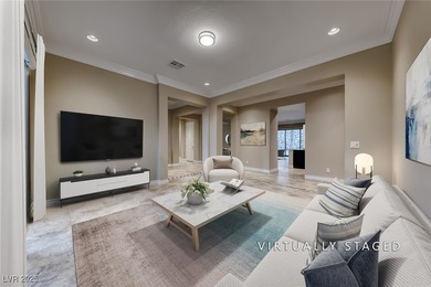 Located in the desirable guard gated Southern Highlands Golf on Southern Highlands Golf Club in Nevada - for sale on GolfHomes.com, golf home, golf lot