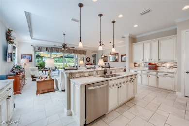 Rarely available, The San Remo, built by the community's on Pelican Preserve Golf Club in Florida - for sale on GolfHomes.com, golf home, golf lot