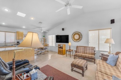 Are you looking for a cozy 2 bedroom home tucked away on a golf on Las Colinas Golf Club in Arizona - for sale on GolfHomes.com, golf home, golf lot
