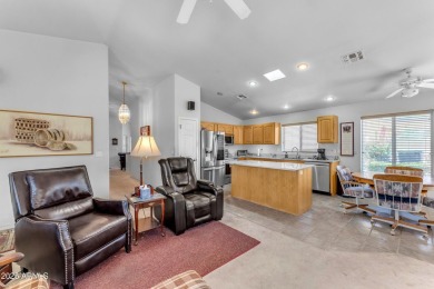 Are you looking for a cozy 2 bedroom home tucked away on a golf on Las Colinas Golf Club in Arizona - for sale on GolfHomes.com, golf home, golf lot
