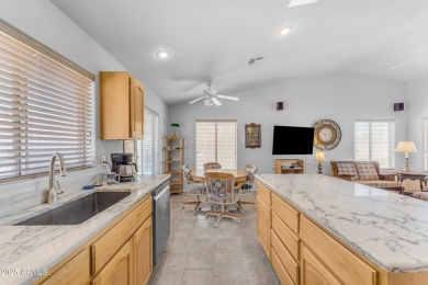 Are you looking for a cozy 2 bedroom home tucked away on a golf on Las Colinas Golf Club in Arizona - for sale on GolfHomes.com, golf home, golf lot