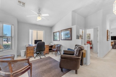 Are you looking for a cozy 2 bedroom home tucked away on a golf on Las Colinas Golf Club in Arizona - for sale on GolfHomes.com, golf home, golf lot