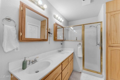 Are you looking for a cozy 2 bedroom home tucked away on a golf on Las Colinas Golf Club in Arizona - for sale on GolfHomes.com, golf home, golf lot