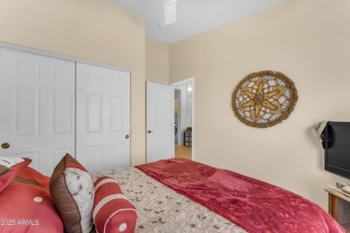Are you looking for a cozy 2 bedroom home tucked away on a golf on Las Colinas Golf Club in Arizona - for sale on GolfHomes.com, golf home, golf lot