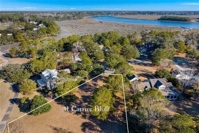 Discover the perfect canvas for your dream home on this stunning on Oldfield Golf Club in South Carolina - for sale on GolfHomes.com, golf home, golf lot