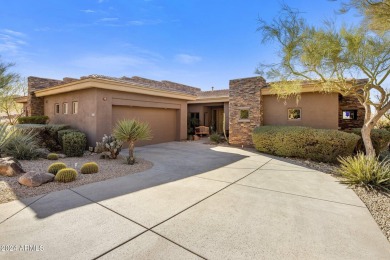 Within the exclusive community of Tusayan at Troon, lovely patio on Troon Country Club in Arizona - for sale on GolfHomes.com, golf home, golf lot