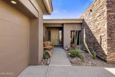 Within the exclusive community of Tusayan at Troon, lovely patio on Troon Country Club in Arizona - for sale on GolfHomes.com, golf home, golf lot
