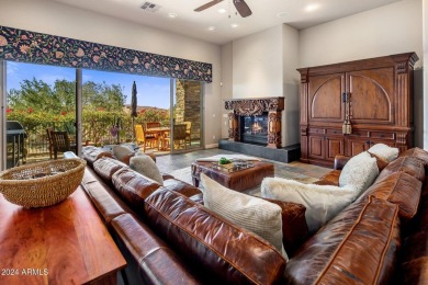 Within the exclusive community of Tusayan at Troon, lovely patio on Troon Country Club in Arizona - for sale on GolfHomes.com, golf home, golf lot