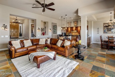 Within the exclusive community of Tusayan at Troon, lovely patio on Troon Country Club in Arizona - for sale on GolfHomes.com, golf home, golf lot