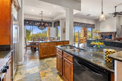 Within the exclusive community of Tusayan at Troon, lovely patio on Troon Country Club in Arizona - for sale on GolfHomes.com, golf home, golf lot