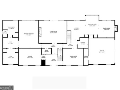 | OVER 1 ACRE || 5 BEDROOMS || MASTER ON MAIN || 5,115 SQ FT || on Cherokee Town and Country Club in Georgia - for sale on GolfHomes.com, golf home, golf lot