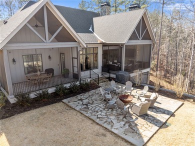 Beautiful sun filled home on private large 1.5 acre artfully on The Cliffs At Keowee Falls in South Carolina - for sale on GolfHomes.com, golf home, golf lot