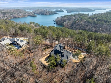 Beautiful sun filled home on private large 1.5 acre artfully on The Cliffs At Keowee Falls in South Carolina - for sale on GolfHomes.com, golf home, golf lot