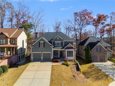 As you approach this beautiful 2-story home, nestled adjacent to on The Frog Golf Club in Georgia - for sale on GolfHomes.com, golf home, golf lot