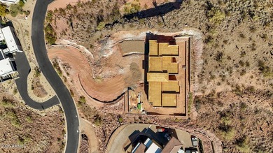 READY FOR YOU TO FINISH YOUR DREAM HOME! Set on the highest lot on Eagle Mountain Golf Club in Arizona - for sale on GolfHomes.com, golf home, golf lot