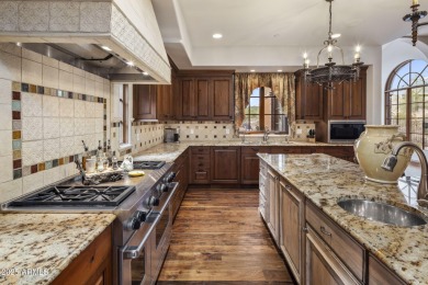 Exquisite Whisper Rock estate with panoramic golf course views on Whisper Rock Golf Club  in Arizona - for sale on GolfHomes.com, golf home, golf lot