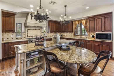 Exquisite Whisper Rock estate with panoramic golf course views on Whisper Rock Golf Club  in Arizona - for sale on GolfHomes.com, golf home, golf lot