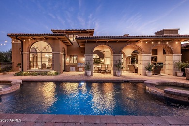 Exquisite Whisper Rock estate with panoramic golf course views on Whisper Rock Golf Club  in Arizona - for sale on GolfHomes.com, golf home, golf lot