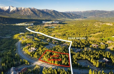 Build your dream home on the skier access and ski/in ski/out to on Yellowstone Golf Club in Montana - for sale on GolfHomes.com, golf home, golf lot