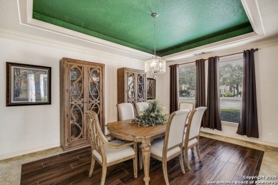 Behind the guard-gated entrance of Stone Oak's prestigious on Canyon Springs Golf Club in Texas - for sale on GolfHomes.com, golf home, golf lot