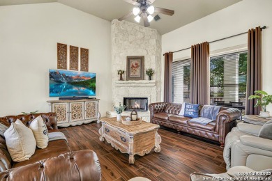 Behind the guard-gated entrance of Stone Oak's prestigious on Canyon Springs Golf Club in Texas - for sale on GolfHomes.com, golf home, golf lot
