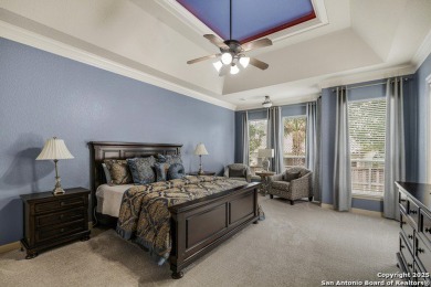 Behind the guard-gated entrance of Stone Oak's prestigious on Canyon Springs Golf Club in Texas - for sale on GolfHomes.com, golf home, golf lot