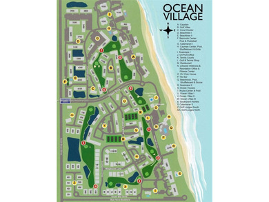 Beautiful 2 bedroom, 2 bath, furnished condo Split floor plan on Ocean Village Golf Course in Florida - for sale on GolfHomes.com, golf home, golf lot