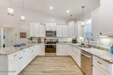 Coastal charm and a fantastic location come together in this on Oak Island Golf Club in North Carolina - for sale on GolfHomes.com, golf home, golf lot