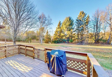 Welcome to 201 Cedar Ln., a charming ranch-style home perfectly on Gentzs Homestead Golf Course in Michigan - for sale on GolfHomes.com, golf home, golf lot