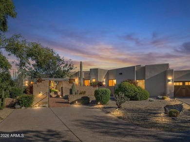 A rare opportunity to own a custom soft-contemporary estate on The Boulders Resort Golf Club in Arizona - for sale on GolfHomes.com, golf home, golf lot