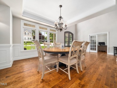Step into refined luxury with this 6 bed / 5 bath estate on TPC at Wakefield Plantation in North Carolina - for sale on GolfHomes.com, golf home, golf lot