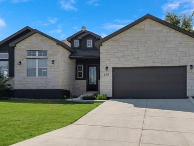 Stunning one-story home in the highly sought-after Rockin J on Vaaler Creek Golf Club in Texas - for sale on GolfHomes.com, golf home, golf lot