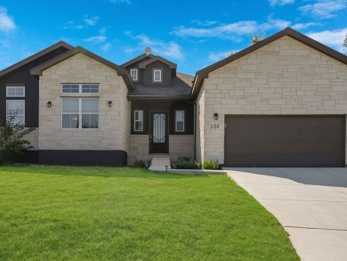 Stunning one-story home in the highly sought-after Rockin J on Vaaler Creek Golf Club in Texas - for sale on GolfHomes.com, golf home, golf lot