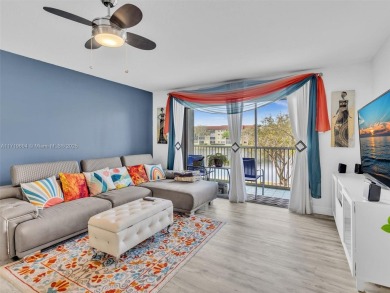 This beautifully remodeled 2/2 second floor unit has a gorgeous on Flamingo Lakes Country Club in Florida - for sale on GolfHomes.com, golf home, golf lot