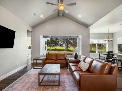 Stunning one-story home in the highly sought-after Rockin J on Vaaler Creek Golf Club in Texas - for sale on GolfHomes.com, golf home, golf lot