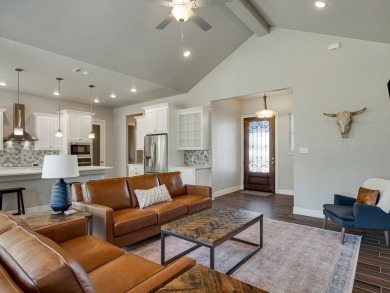 Stunning one-story home in the highly sought-after Rockin J on Vaaler Creek Golf Club in Texas - for sale on GolfHomes.com, golf home, golf lot