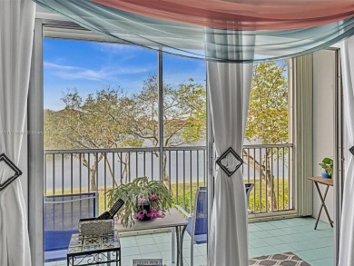 This beautifully remodeled 2/2 second floor unit has a gorgeous on Flamingo Lakes Country Club in Florida - for sale on GolfHomes.com, golf home, golf lot