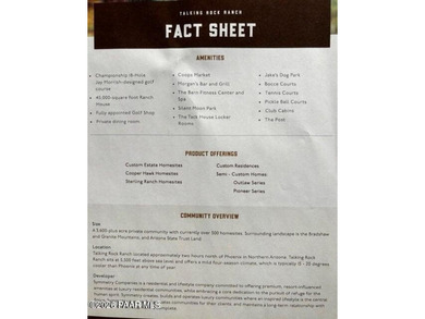 Truly one of the nicest, and most reasonably priced, lots in all on Talking Rock Golf Club in Arizona - for sale on GolfHomes.com, golf home, golf lot